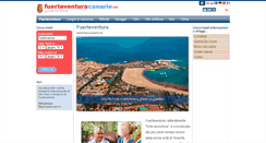 Desktop Screenshot of fuerteventuracanarie.net